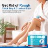 Foot Cream,Foot Repair Foot Cream for Dry Cracked Feet,Natural Moisturizes Nourishes Softens Dry, Rough, Cracked, Dead Skin to Make Foot Smooth,1.7 fl oz