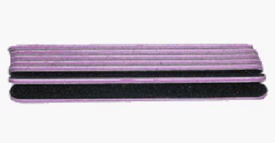 Nail File Pink Center Double side grit 80/80-50/pk