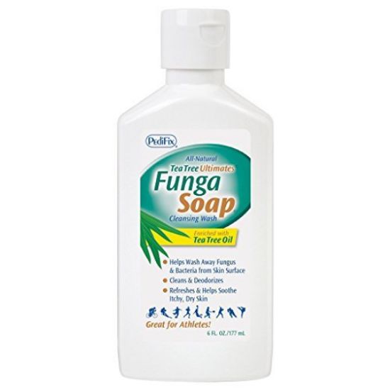 PediFix Tea Tree Ultimates FungaSoap Cleansing Wash 6 OZ - Buy Packs and SAVE (Pack of 4)