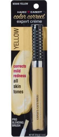 Hard Candy Color Correct Expert Creme Yellow #90846, Corrects Mild Redness, All Skin Types