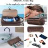 PU Leather Toiletry Bag Organizer By ORIGOAL in Hanging Hook for Cosmetics, Jewelry, Toiletries-Fits for Home, Traveling