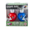 KANSAS JAYHAWKS GAME DAY DUO NAIL POLISH SET-UNIVERSITY OF KANSAS NAIL POLISH-INCLUDES 2 BOTTLES AS SHOWN