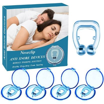 Anti Snoring Devices, Silicone Anti Snoring Nose Clip, Comfortable Sleeping Aid Relieve Snore (4 PCS)